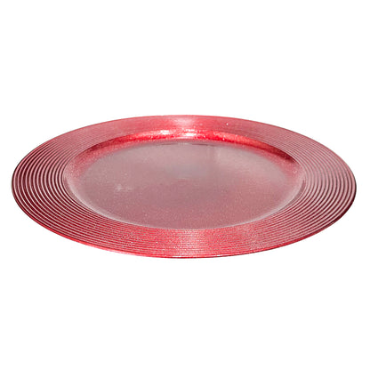 Porta Plato Navideño Decorativo 33 cm / Red / Miro Christmas