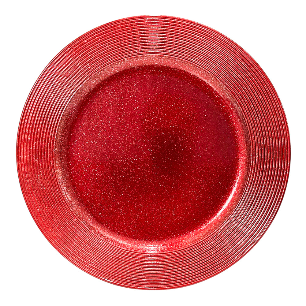 Porta Plato Navideño Decorativo 33 cm / Red / Miro Christmas