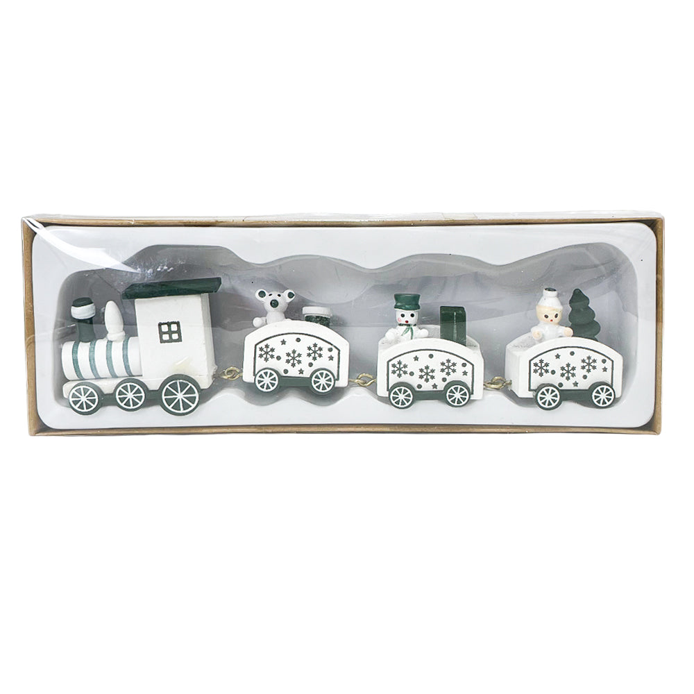 Tren Navideño Decorativo - Blanco / Christmas Elegance –