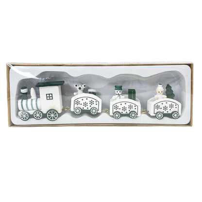 Tren Navideño Decorativo - Blanco / Christmas Elegance –