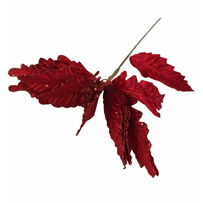 Flor Navideña Montefiori Christmas Poinsettia 40 cm x 35 cm