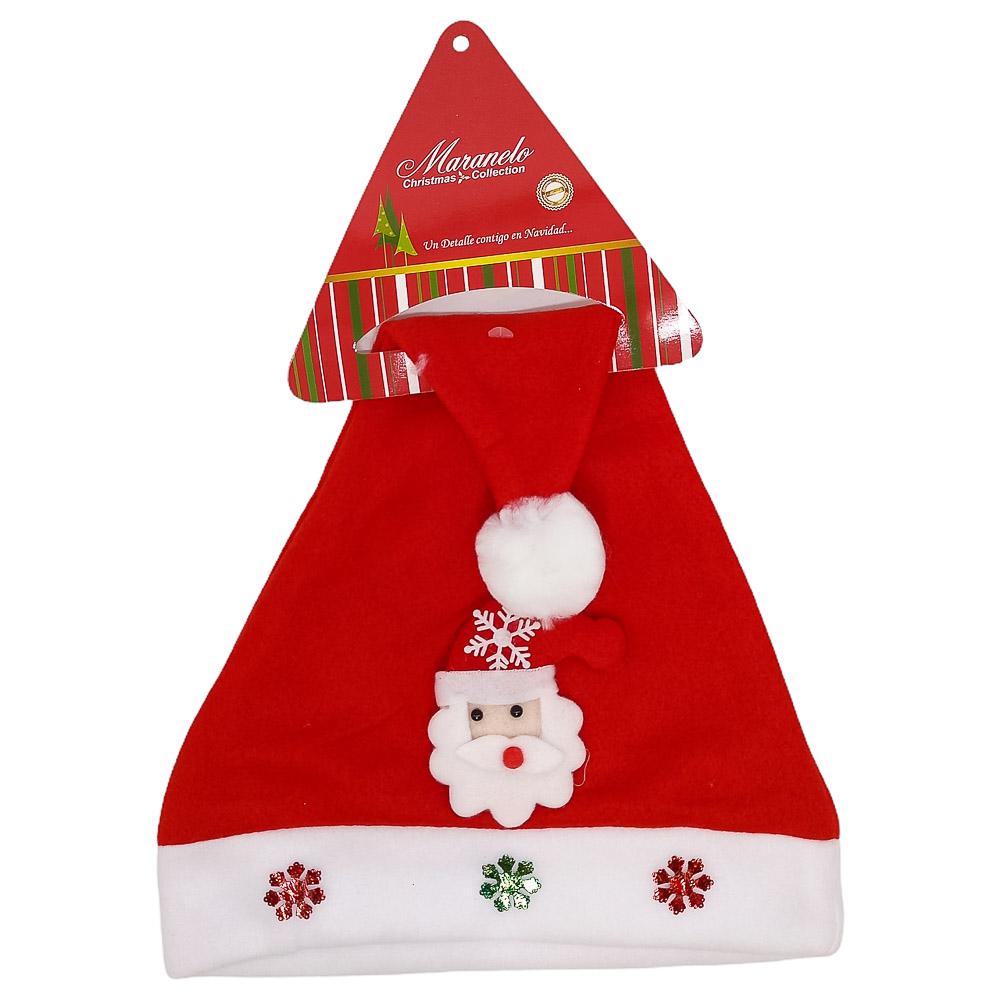 Gorro Navideño Con Luz Maranelo Christmas 28 cm - Surtido