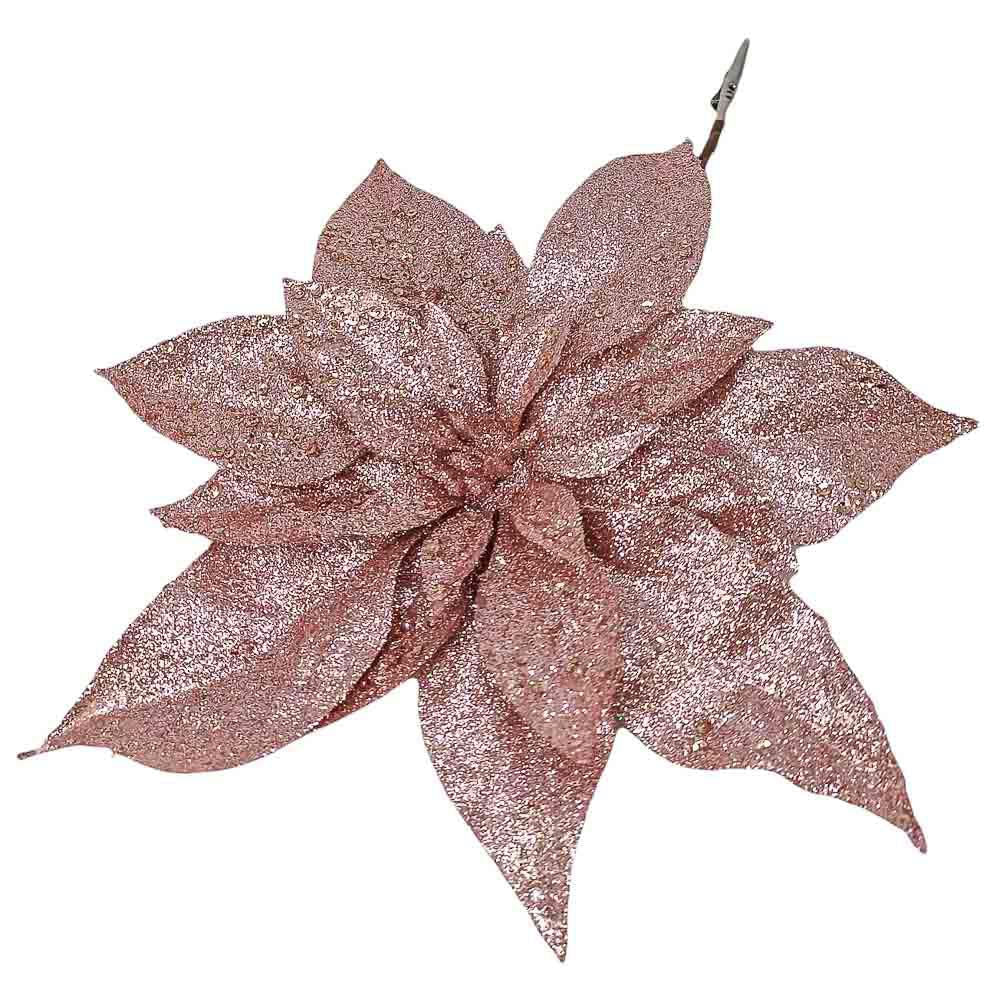 Flor Navideña Decorativa Maranelo 20 cm