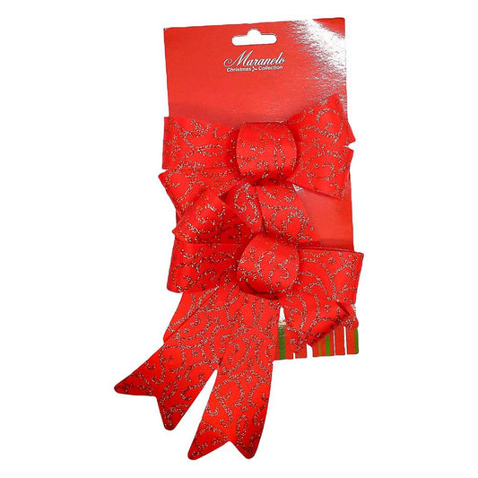 Lazos Navideño Maranelo Christmas Set 2 Piezas de 22 cm