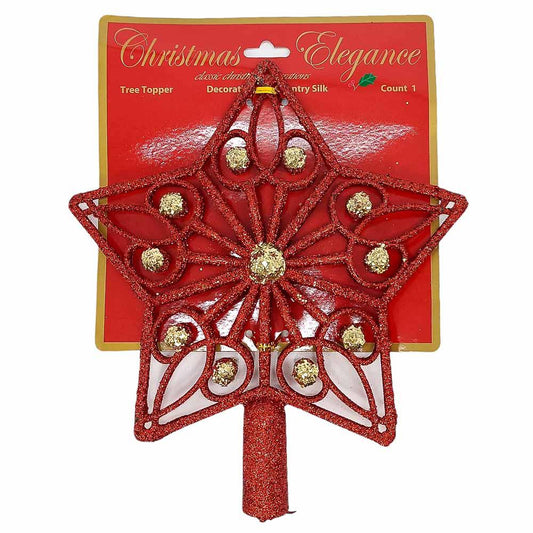 Estrella Para Árbol de Navidad Christmas Elegance - Surtida