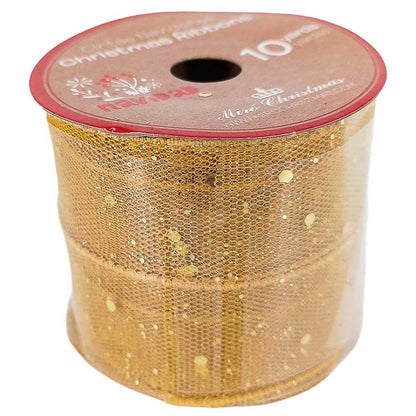 Cinta Decorativa Navideña Miro Christmas 2.5" x 10 yd - Surtido