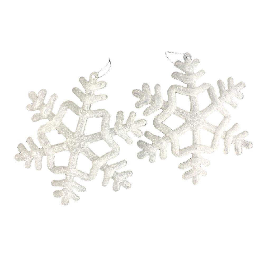 Adorno Navideño Miro Christmas Copo de Nieve 2 Piezas 15 cm