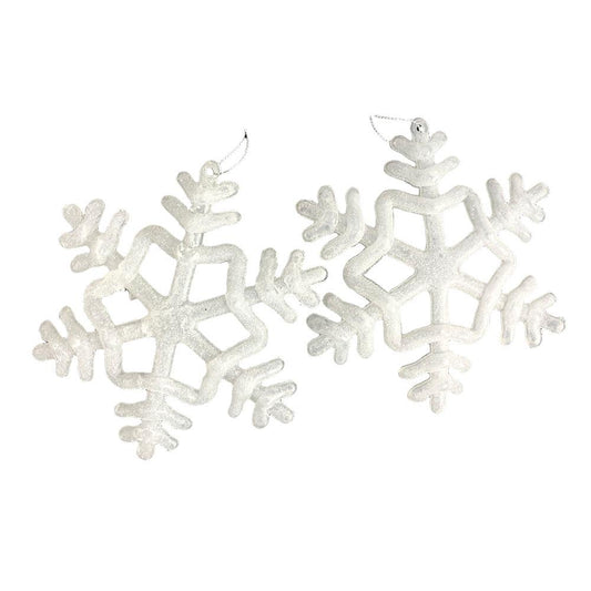 Adorno Navideño Miro Christmas Copo de Nieve 2 Piezas 15 cm