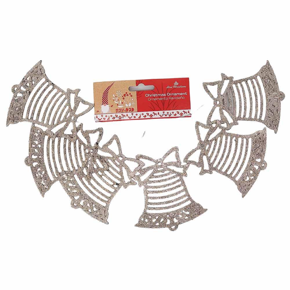 Adorno Navideño Campanas Para Árbol 6 Piezas