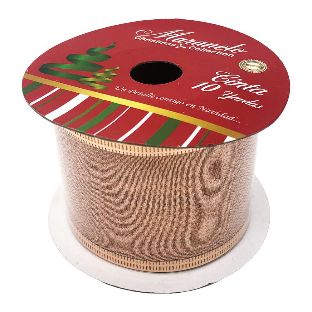 Cinta Maranelo Christmas Navideña 2.5" X 10 Yd -Surt