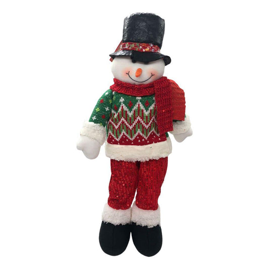 Adorno Miro christmas Navi Santa/Hnieve 48cm Red/Green