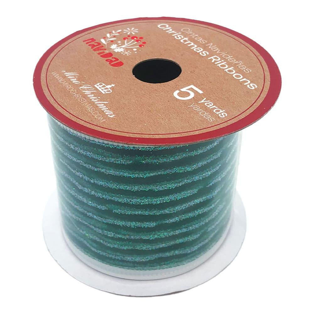 Cinta Navideña Miro Christmas 2.5" x 5 yd - Surtido
