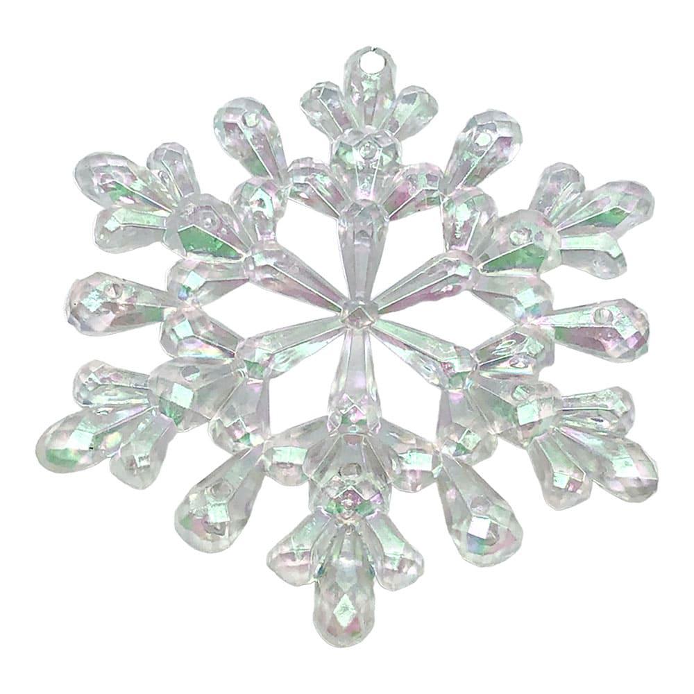 Adorno Navideño Miro Christmas Copo de Nieve Tornasol