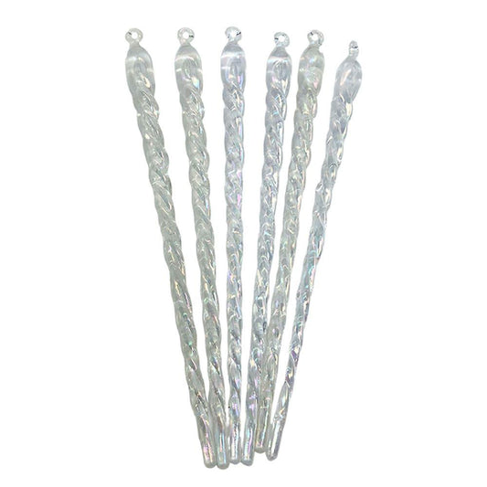 Adorno Navideño Miro Christmas de Lágrimas Tornasol 6 Piezas