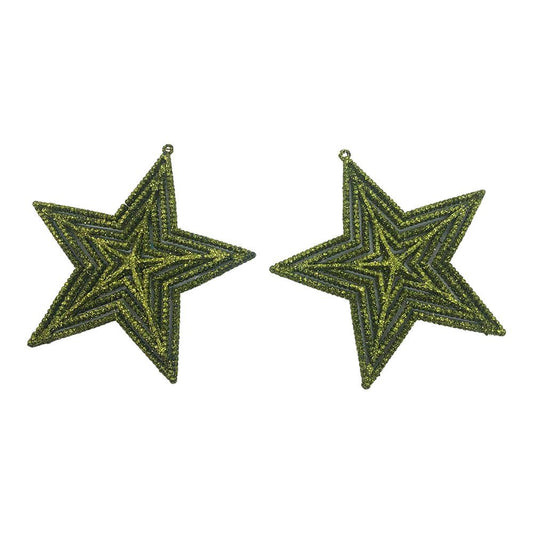 Adorno Navideño Miro Christmas de Estrella 2 Piezas