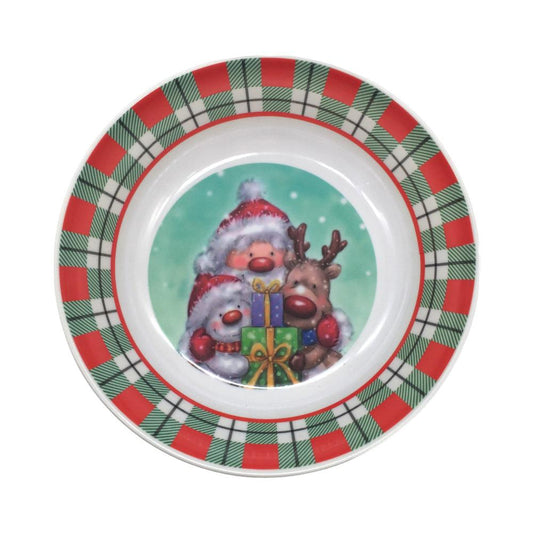 Plato Hondo Melamina Santa