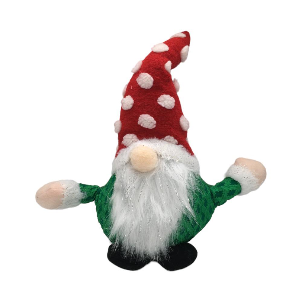 Muñeco Navideño Miro Christmas Gnomo 38 Cm Rojo/Verde