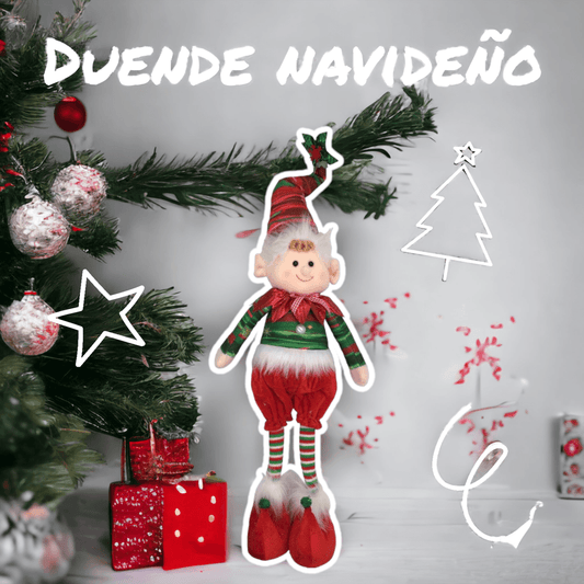 Muñeco de Pie Miro Christmas Duende 56 Cm Rojo/Verde