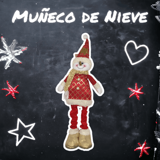 Muñeco de Pie Miro Christmas 33 Cm Rojo/Dorado