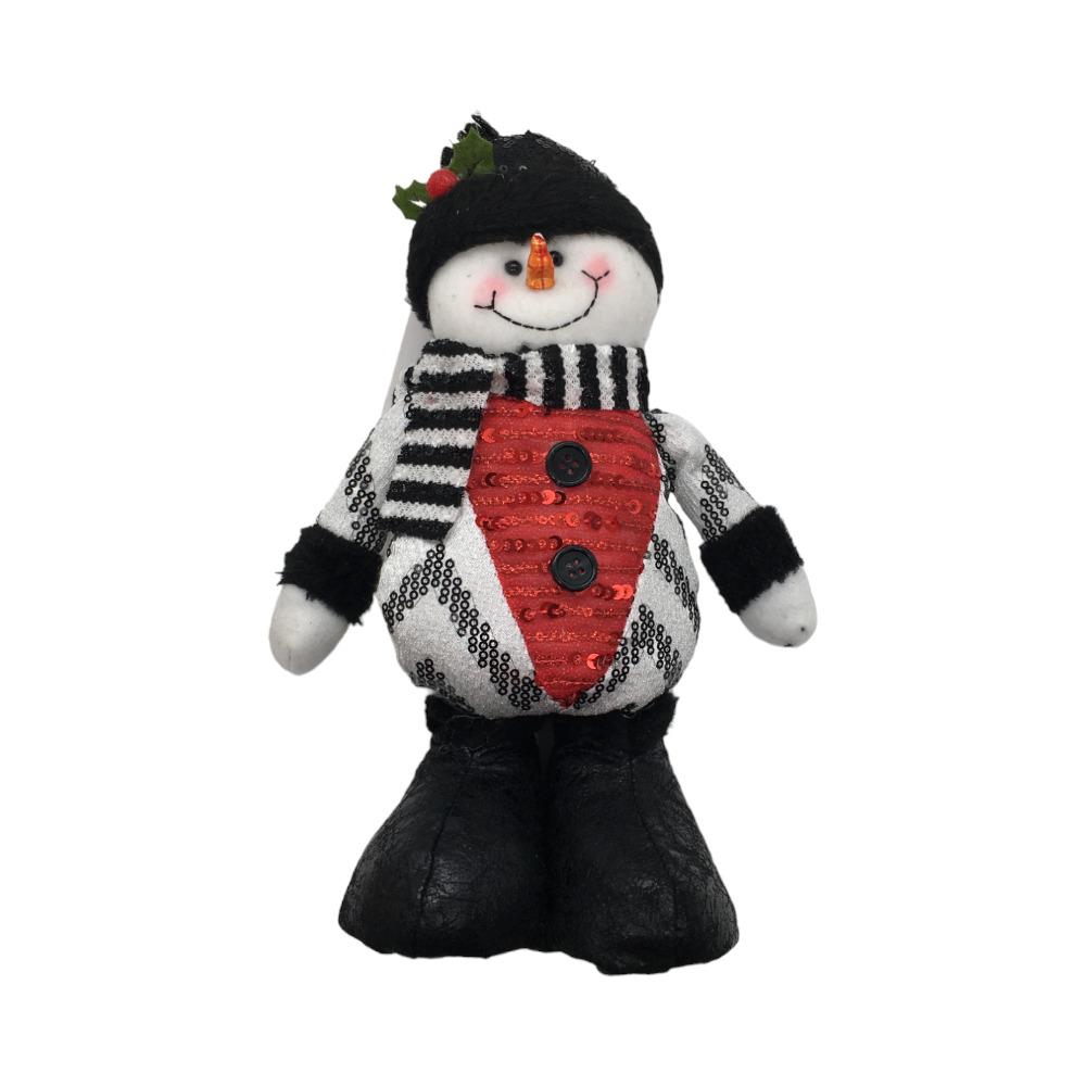 Muñeco de Pie Miro Christmas 13 Cm Negro/Rojo