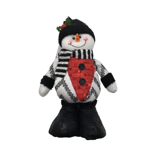 Muñeco de Pie Miro Christmas 13 Cm Negro/Rojo
