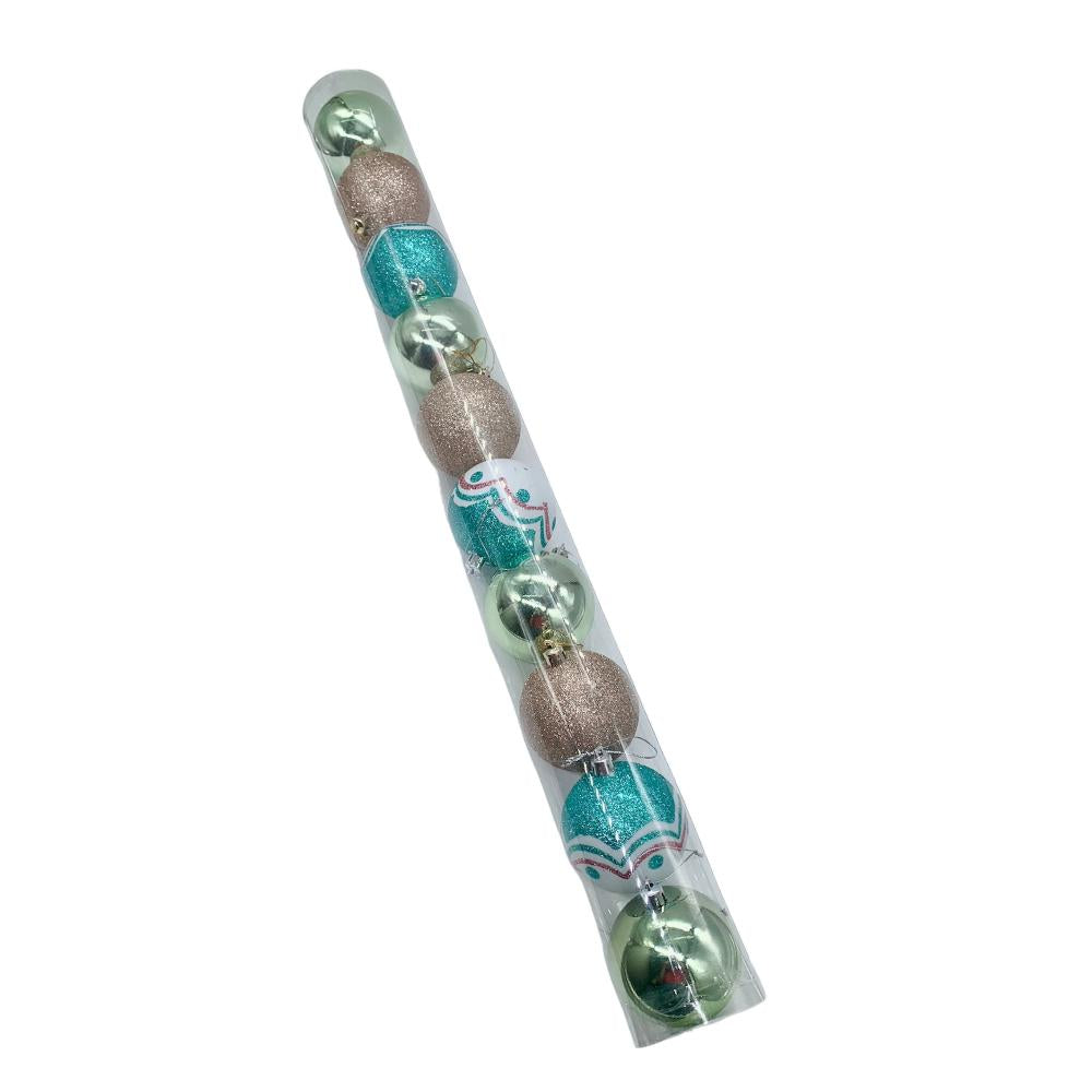 Bolas de Navidad Maranelo Christmas 10 Piezas de 7Cm Estampado