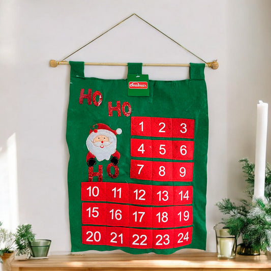Calendario De Adviento 44 Cm C/Santa