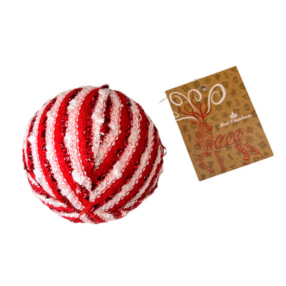 Bolas Navideña Decorativa 8 Cm DP Rojo Surtido