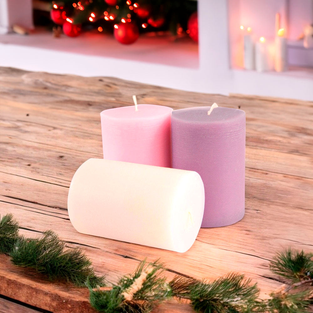Velas De Adviento 4 Cm De 4 Piezas Surtido