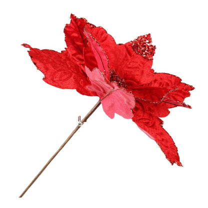 Flor Navideña Montefiori Christmas 30 cm