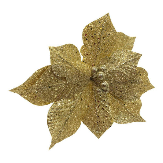 Flor Navideña Montefiori Christmas 21 cm