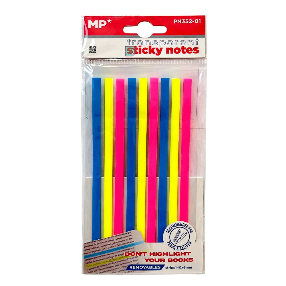 Notas Adhesivas Main Paper / Transparentes – 25 Hojas - Main Paper - Titan.com.pa - 8435250931866