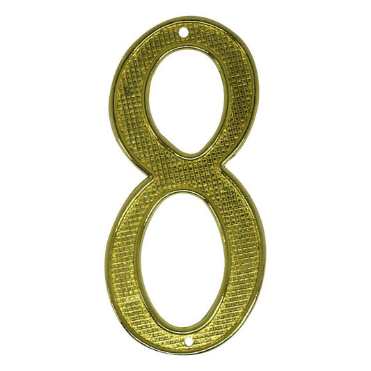 Número Para Puerta N°8 Best Value de Metal 4"