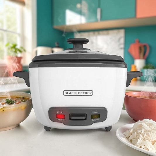 Olla Arrocera Black & Decker Blanca de 14 Tazas - Black&Decker - Titan.com.pa - 50875815698