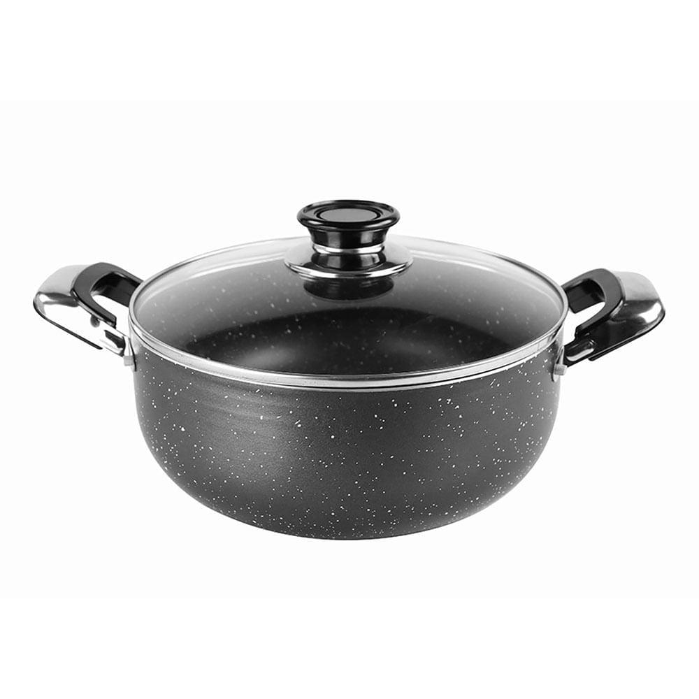 Olla Cookinex Marble Con Tapa 26 cm