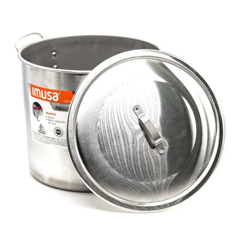 Olla De Aluminio Imusa Con Tapa 30 cm - Imusa - Titan.com.pa - 7702073000989