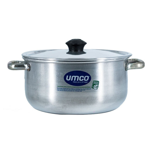 Olla de Aluminio Umco Con Tapa de 20 cm