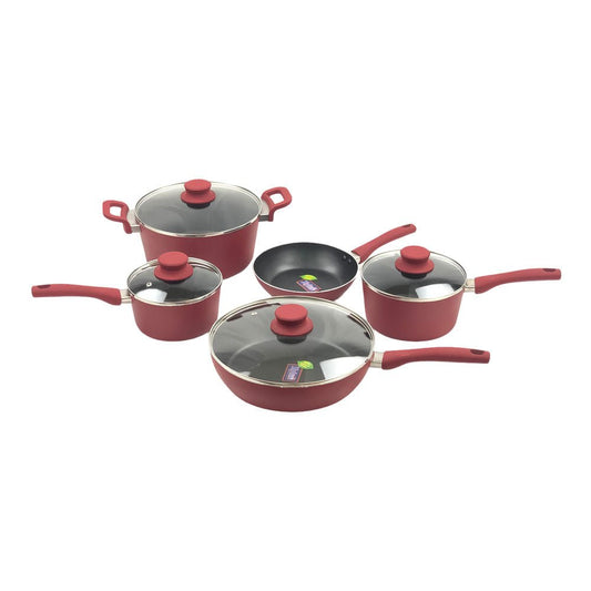 Ollas Proctor Silex 9 Piezas - Rojo