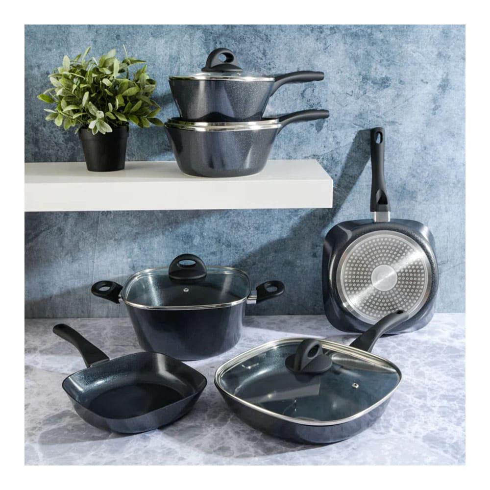 Ollas Set 10Pza Martha Stewart Blue