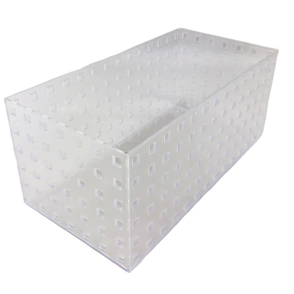 Organizado de Acrílico Rectangular Home Elegance 28 cm x 14 cm x 12 cm