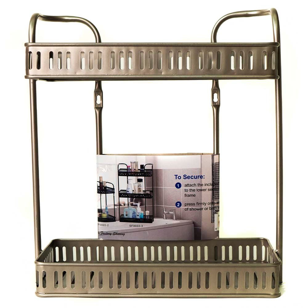 Organizador De Baño De Metal 2 Niveles
