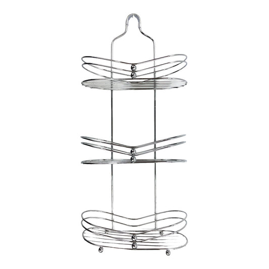 Organizador de Baño Kennedy de 3 Niveles - Gris Claro