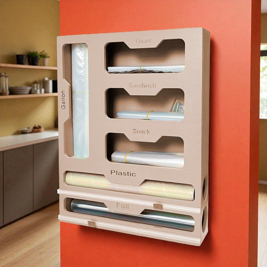 Organizador de Cocina Dc Wholesales 6 Ranuras / Beige - Dc Wholesales - Titan.com.pa - 729016637184