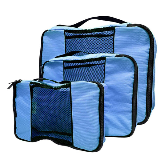 Organizador de Maleta Leon Korol Para Viaje / 3Pza / Azul - Leon Korol - Titan.com.pa - 896893001435