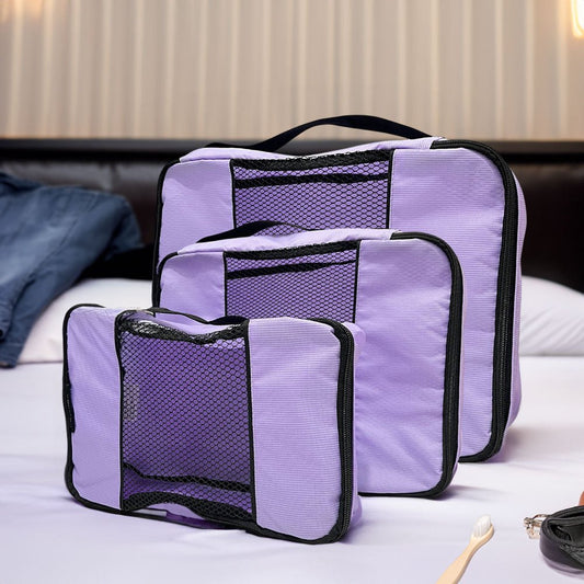 Organizador de Maleta Leon Korol Para Viaje / 3Pza / Lila - Leon Korol - Titan.com.pa - 896893001442