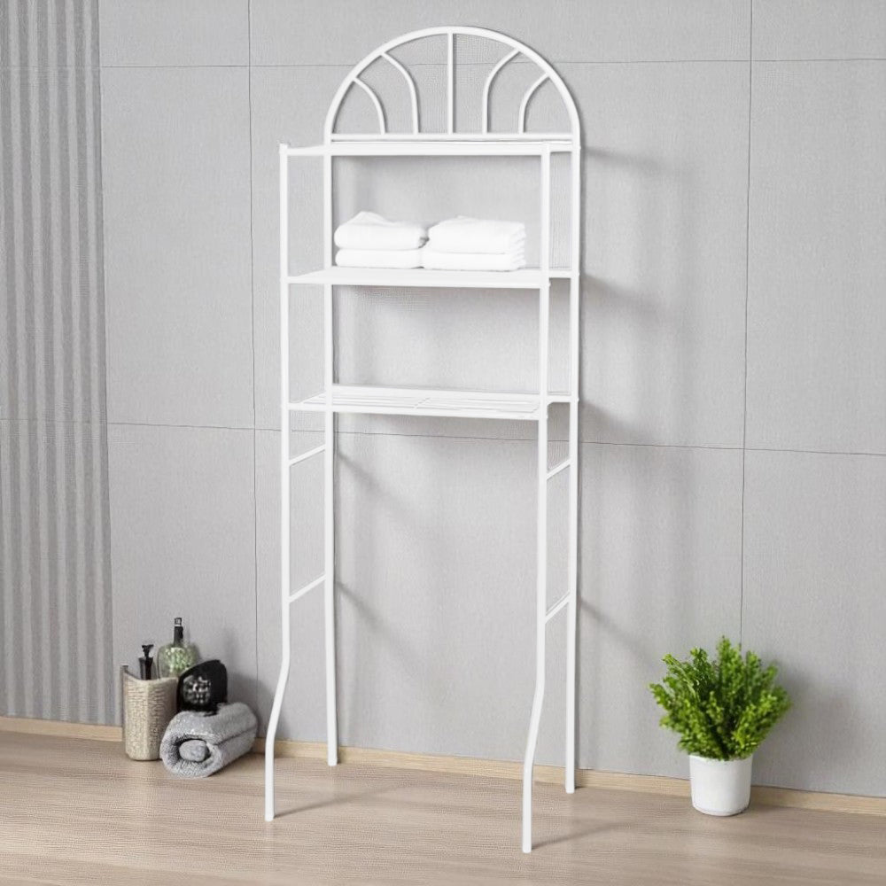 Organizador Para Baño De Metal Blanco - Easy Home - Titan.com.pa - 7453080106996