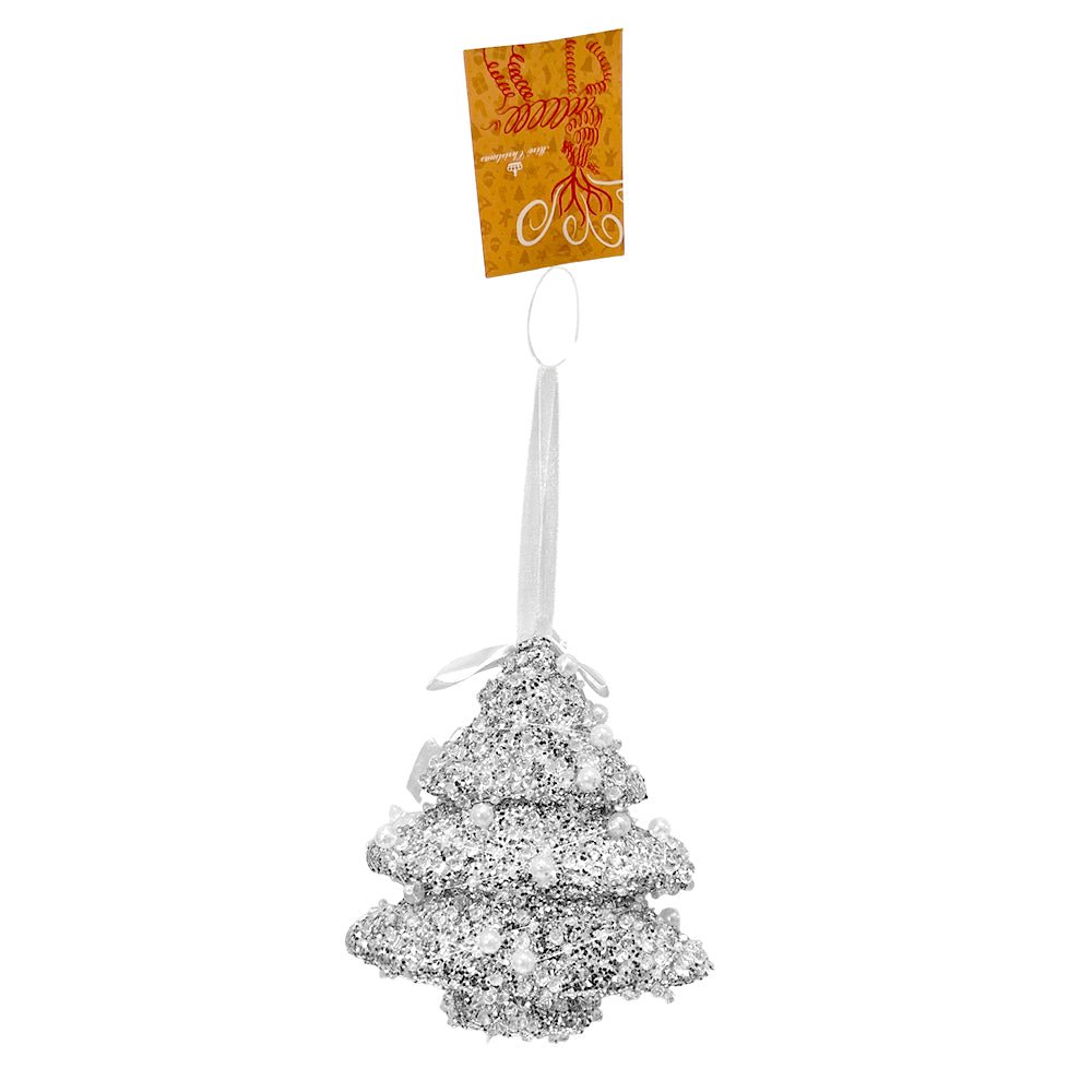 Ornamento Navideño Árbol 12 cm / Plateado / Miró Christmas - Miro Christmas - Titan.com.pa - 7450206322711