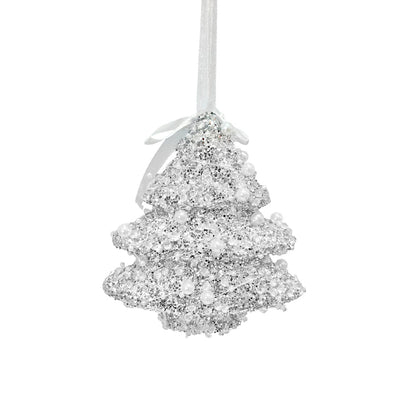 Ornamento Navideño Árbol 12 cm / Plateado / Miró Christmas - Miro Christmas - Titan.com.pa - 7450206322711