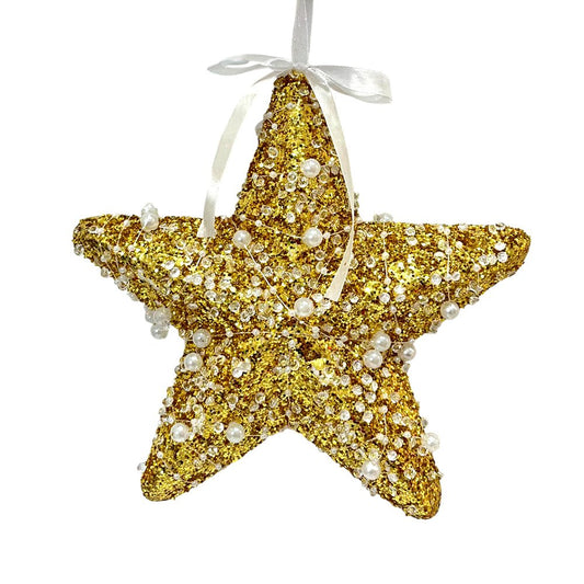 Ornamento Navideño Estrella / 20 cm / Dorado - Miro Christmas - Titan.com.pa - 7450206322612