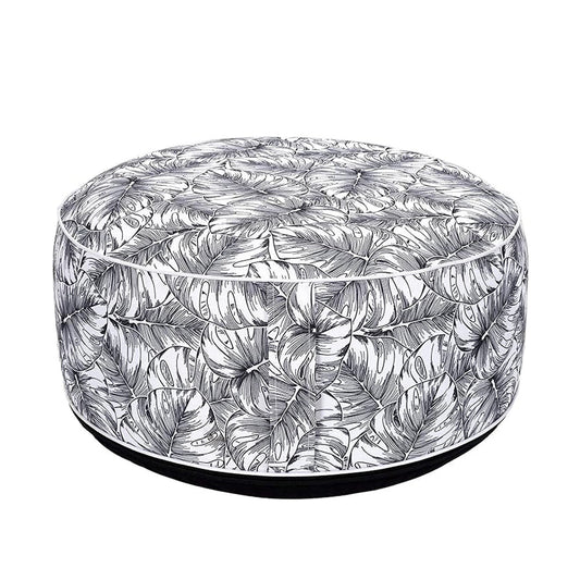 Ottoman Inflable Decorativo - Estampado Hojas / Home Deco Factory - Home Deco Factory - Titan.com.pa - 3664944303558